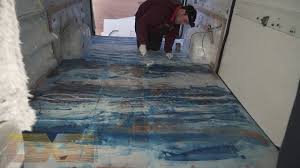 Epoxy resin flooring is able to safeguard your hardwood floors from termites, water, and daily wear epoxy floor resin is extremely resistant to water, heat, and pressure, which makes it great for a. Custom Van Build Nz Epoxy Resin Art Floor Youtube