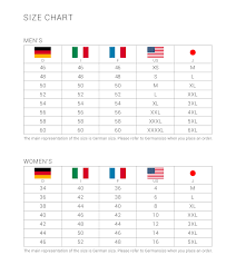 Size Chart Goldwin Goldwin Ski