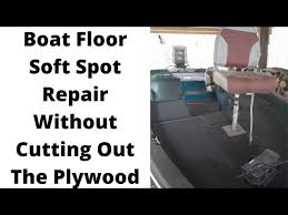 how to make a small boat floor repair