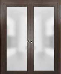 They allow light to flow through your home to brighten it making your home look. Modern Double Pocket Closet Glass Doors 60 X 84 Planum 2102 Chocolate Ash Pocket Frame Trims Pulls Rail Hardware Solid Wood Interior Sliding Doors Frosted Glass Amazon Com