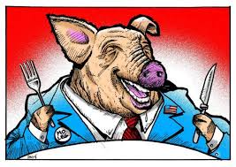 Image result for Pigs at the Trough
