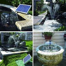 11 best solar powered fountain pumps