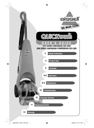 bissell 1970 series user manual pdf