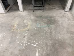 stain concrete gray before and after