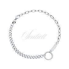 14493 silver 925 bracelet circle
