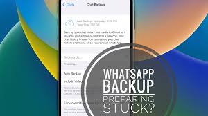 whatsapp backup not working stuck