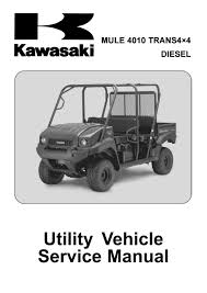 Where is kawasaki mule 4010 oil plug? Km44smom Kawasaki Mule 4010 4 4 Kaf950g Service Manual Pdf Download By Heydownloads Issuu