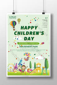 International children's day, icd) diraikan di banyak negara, biasanya pada 1 jun setiap tahun, tetapi tidak semestinya. Poster Hari Kanak Kanak Kartun Kreatif Psd Percuma Muat Turun Pikbest