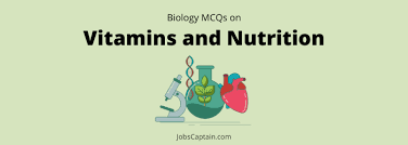 mcqs on vitamins and nutrition biology