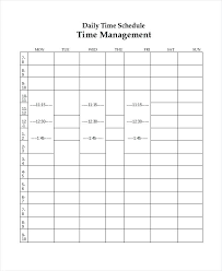 Time Schedule Sheet Magdalene Project Org