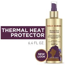 The linoleic, oleic and palmitic acids in argan oil add a protective layer to hair that helps prevent it from breaking during heat styling. Gold Series From Pantene Heat Protector With Argan Oil 6 4 Fl Oz Walmart Com Walmart Com