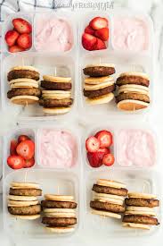 diy lunchable brunchable sausage