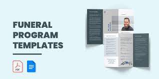 48 funeral program templates in pdf