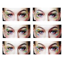 eye shadow stickers for carnival