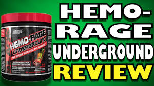hemo rage underground by nutrex pre workout