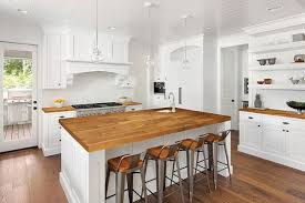 striking brown acacia wood kitchen