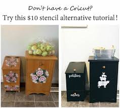 See more ideas about onion storage, vegetable storage bin, vegetable storage. Diy Stencil Alternative Bin Makeover Hometalk