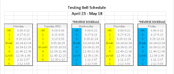 Special Class Schedule April 23 May 18 Virgil Middle