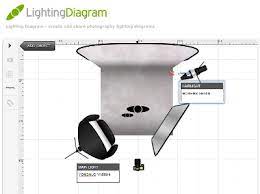 Show the selected object list: Lastolite Offer Online Lighting Diagram Creator Lighting Rumours