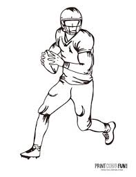 Tampa bay buccaneers coloring pages. 14 Football Player Coloring Pages Free Sports Printables Print Color Fun