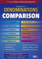 Denominations Comparison Hendrickson Rose Publishing