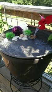 Obviously you can do this without the fountain of course! Hummingbird Bath Diy Bird Bath Fountain Hummingbird Bird Bath Diy Garden Fountains