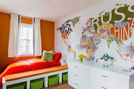 Organizing a children's room can be quite a daunting task. 30 Trendy Ways To Add Color To The Contemporary Kids Bedroom Bedroom Design Orange Bedroom Decor Contemporary Bedroom