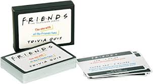 This post was created by a member of the buzzfeed commun. Amazon Com Paladone Pp6444fr Friends Tv Show Trivia Quiz 2nd Edition Game 50 Cards With 100 Easy And Super Hard Questions Arts Crafts Sewing