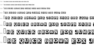 block letters font by graphics bam