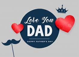 Free Vector | Love you dad happy fathers day card