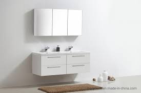 Gloss White Wall Hung Bathroom Cabinet