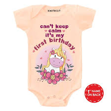 keep calm its my birthday baby outfit