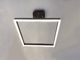 p340 square 60cm led pendant light