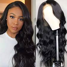 Buy best but cheap wholesale hair extensions at real factory prices! Amazon Com Ucrown Hair Lace Front Wigs Brazilian Body Wave Human Hair Wigs For Black Women 16 Inch 150 Density Pre Plucked With Baby Hair Natural Black Beauty