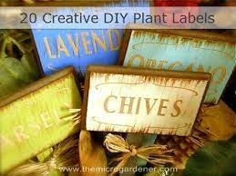 20 Creative Diy Plant Labels Markers