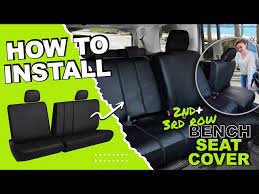 How To Install Suv Bench Seat Cover