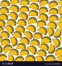 background pattern with taco mexican