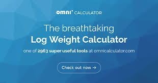 log weight calculator wood weight