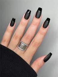 30 cly black acrylic nail designs to