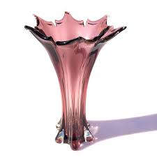 Fine Murano Glass Violet Vase For Your