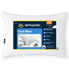sertapedic cool nites bed pillow