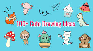 100 cute drawing ideas for kids of all