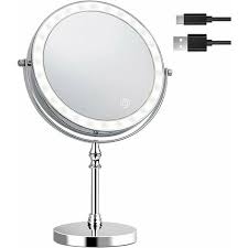 1x 10x magnifying makeup mirror lighted