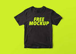 free t shirt mockup psd