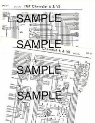 Free repair manuals & wiring diagrams. 1965 Chevrolet Biscayne Belair Impala 6 Cyl V8 65 Wiring Diagram Chart Ebay
