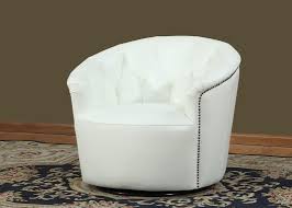 Shop for tub chair slipcover online at target. White Leather Split Tufted Back Swivel Tub Chair