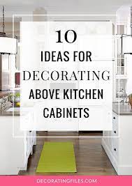12 kitchen cabinet toppers ideas