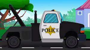 Xem Xe tải cảnh sát tow | xe hơi Nhà để xe | Video trẻ em | Kids Video |  Police Vehicle | Tow Truck