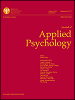 Journal Of Applied Psychology Apa Publishing Apa