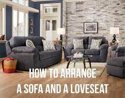 Arrange Your New Sofa And Loveseat